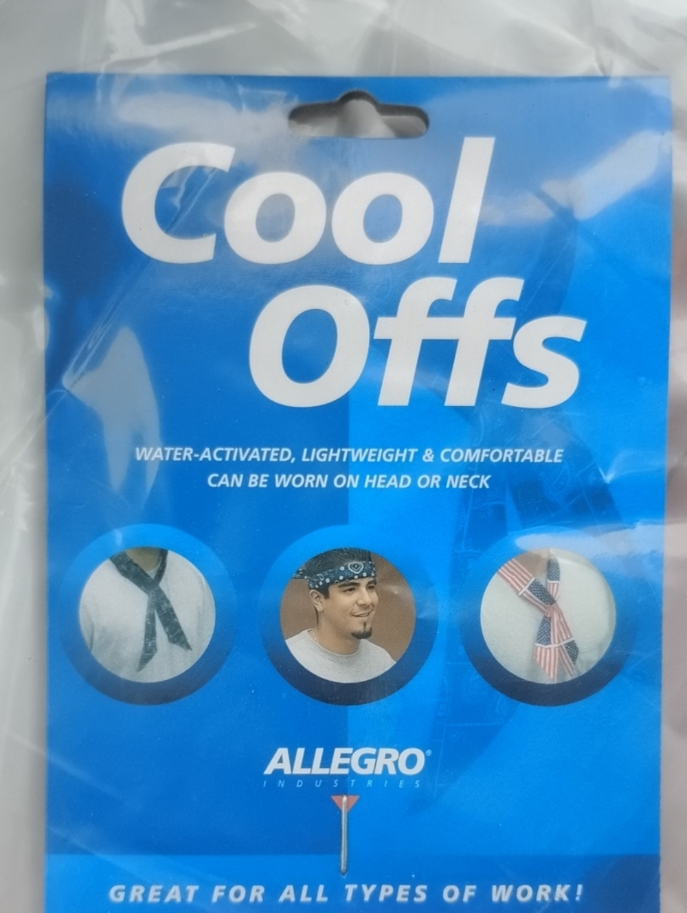 Cool Offs Hi-Viz Orange Cooling Bandana - Allegro